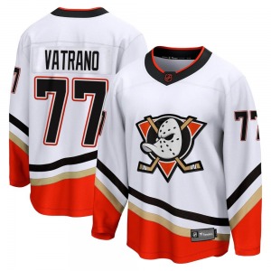 Adult Breakaway Anaheim Ducks Frank Vatrano White Special Edition 2.0 Official Fanatics Branded Jersey