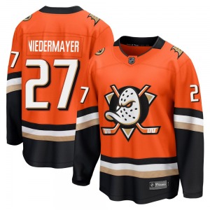 Youth Breakaway Anaheim Ducks Scott Niedermayer Orange Home Official Fanatics Jersey