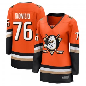 Women's Breakaway Anaheim Ducks Rodwin Dionicio Orange Home Official Fanatics Jersey