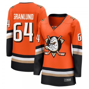 Women's Breakaway Anaheim Ducks Mikael Granlund Orange Home Official Fanatics Jersey
