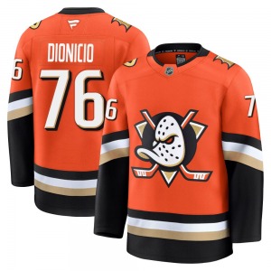 Youth Premium Anaheim Ducks Rodwin Dionicio Orange Home Official Fanatics Jersey