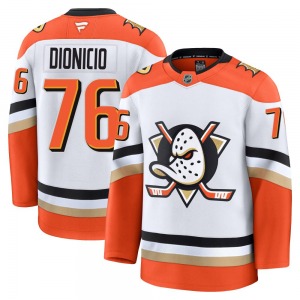 Youth Premium Anaheim Ducks Rodwin Dionicio White Edition 2025 Away Official Fanatics Jersey