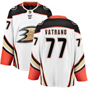 Adult Breakaway Anaheim Ducks Frank Vatrano White Away Official Fanatics Branded Jersey