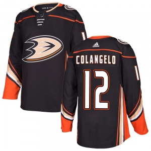 Youth Authentic Anaheim Ducks Sam Colangelo Black Home Official Adidas Jersey
