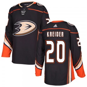 Youth Authentic Anaheim Ducks Chris Kreider Black Home Official Adidas Jersey
