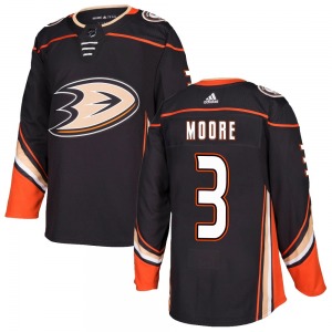 Youth Authentic Anaheim Ducks Ian Moore Black Home Official Adidas Jersey