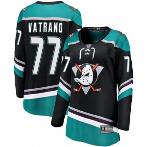 Women's Breakaway Anaheim Ducks Frank Vatrano Black Alternate Official Fanatics Branded Jersey
