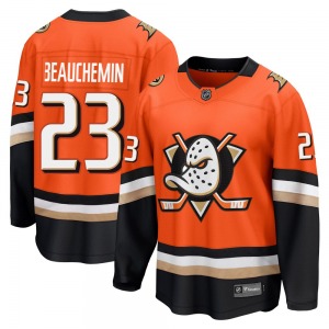 Adult Breakaway Anaheim Ducks Francois Beauchemin Orange Home Official Fanatics Jersey