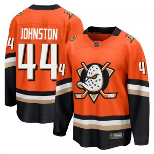 Adult Breakaway Anaheim Ducks Ross Johnston Orange Home Official Fanatics Jersey