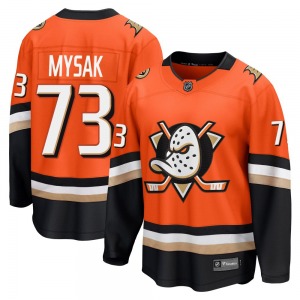 Adult Breakaway Anaheim Ducks Jan Mysak Orange Home Official Fanatics Jersey