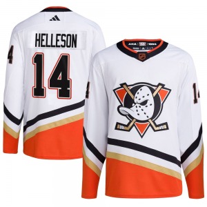 Youth Authentic Anaheim Ducks Drew Helleson White Reverse Retro 2.0 Official Adidas Jersey