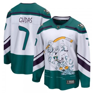Youth Breakaway Anaheim Ducks Radko Gudas White 2020/21 Special Edition Official Fanatics Branded Jersey