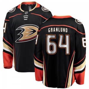 Youth Breakaway Anaheim Ducks Mikael Granlund Black Home Official Fanatics Branded Jersey