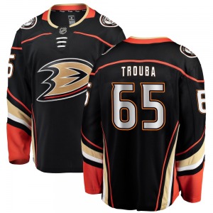 Youth Breakaway Anaheim Ducks Jacob Trouba Black Home Official Fanatics Branded Jersey