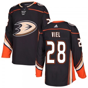 Adult Authentic Anaheim Ducks Jeffrey Viel Black Home Official Adidas Jersey